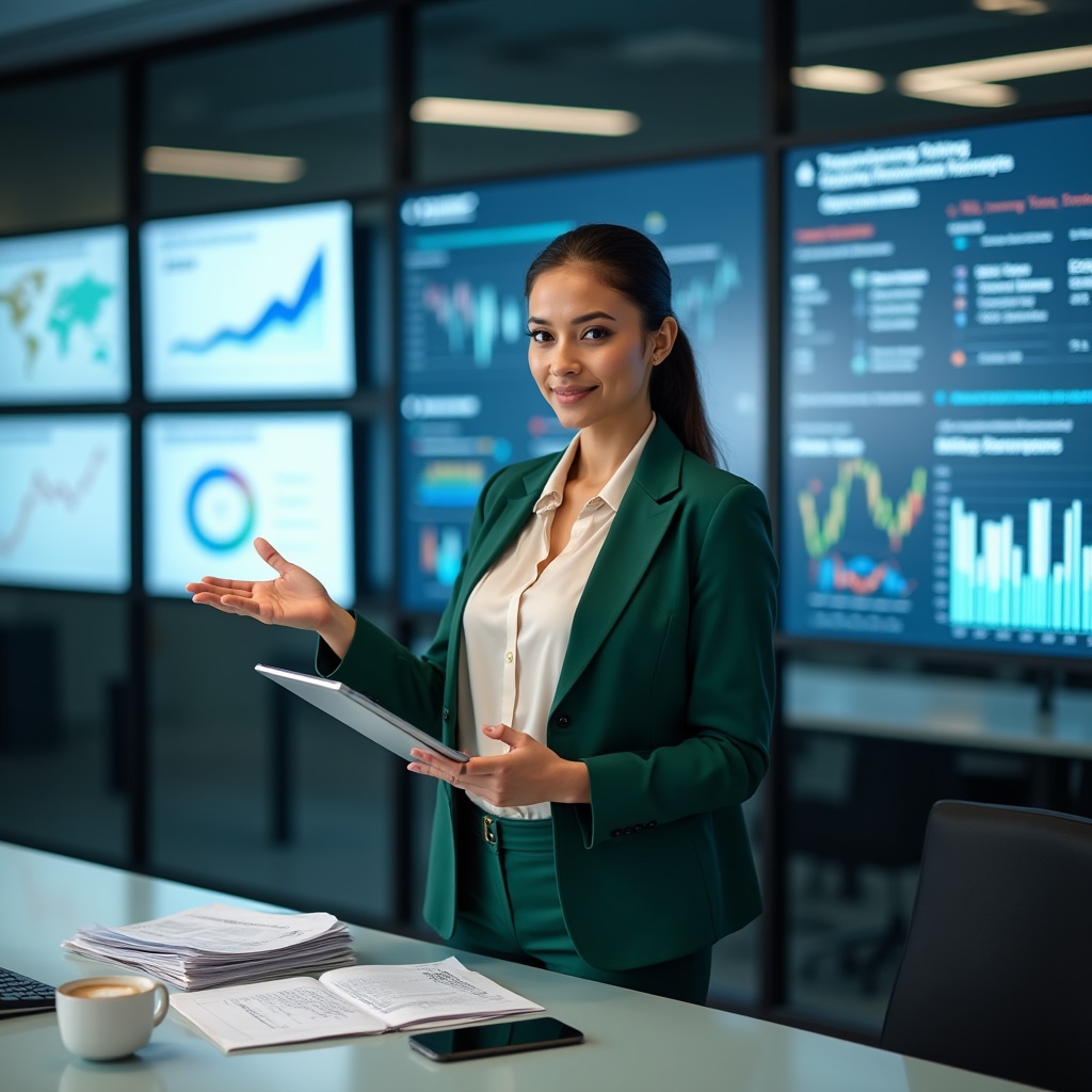 Financial analyst reviewing transparency standards